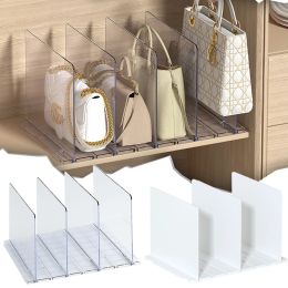 Tassen transparante kast plank verdeler plank boek handtas organiseer divider rack clear acryl divider garderobe kast kast divider