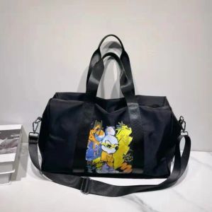 Tassen reistas grote capaciteit nylon schouder handtas cartoon print messenger tas casual sport bagagetas