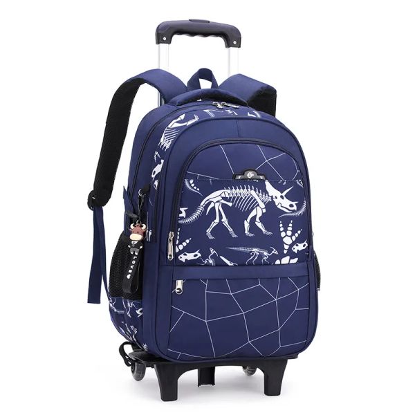 Sacs Trolley Children School Sacs Mochila Kids Saclepacks with Wheel Trolley Lage pour filles Boypack Backpack Escolbag Schoolbag