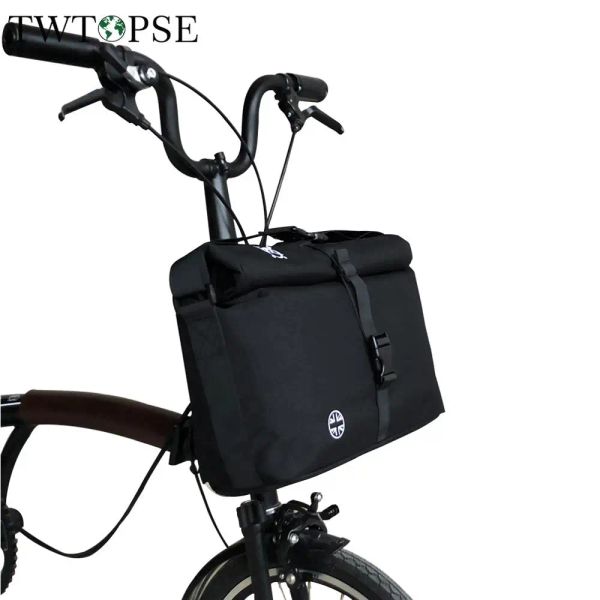 Sacs Twtopse Bike Roll Top Sac pour Brompton Pliage Bicycle Sac de pluie résistante à l'eau