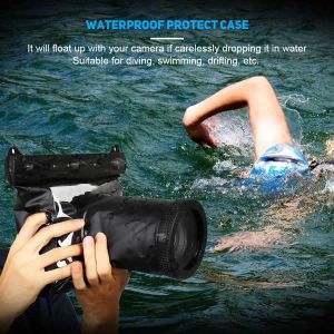 Tassen onder water duikcamerabehuizing koffer zakje waterdichte PVC camerabehuizing tas voor Nikon Canon DSLR