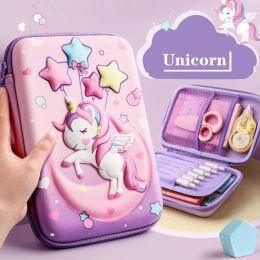 Sacs crayon unicorn case 3D Eva envergure des stylos en empié