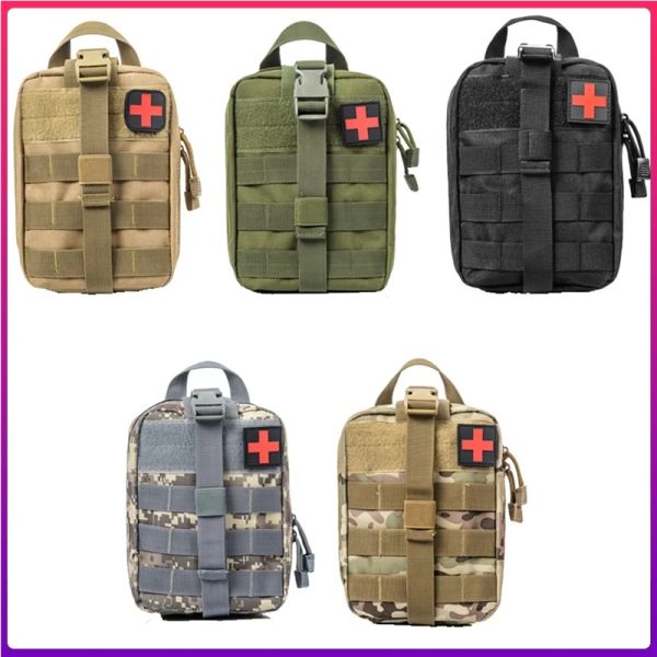 Sacs Utility Tactical First Aid Kit Military Army Taist Sac MOLLE EMT EDC PACK DE SORTIE DE SURDOOR SACHEMENTS MÉDICAL