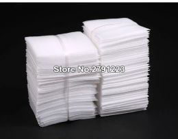 Sacs différentes tailles sac d'emballage pep blanc / sacs de navire rembourrés en coton en perle / matériau d'emballage étouffé en polyéthylène sacs moussants