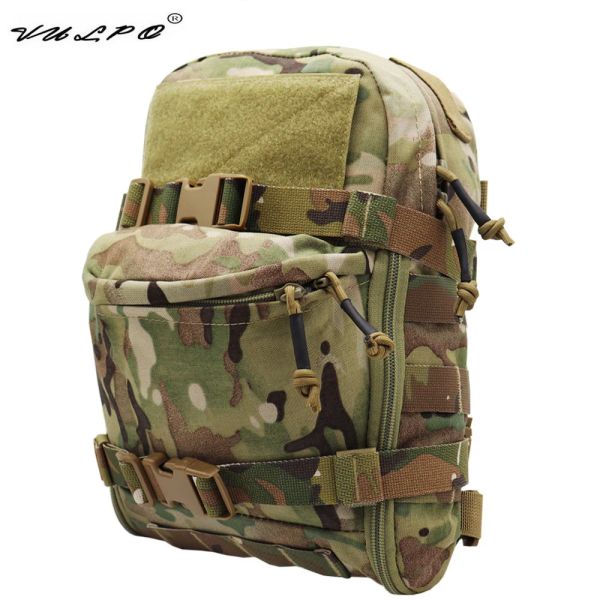 Sacs Vulpo Tactical Hydratation Sac Assaut militaire Sac à dos molle molle Sac à eau extérieure chasse Airsoft Vest Plate de porte-plaque