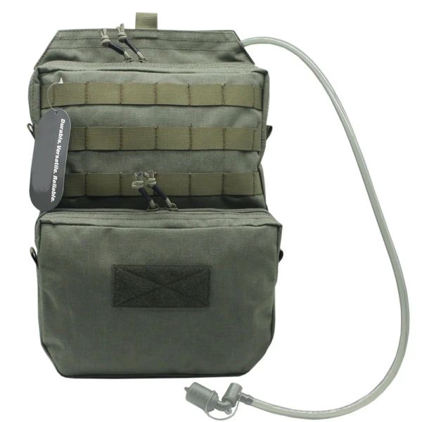 Sacs vulpo tactique molle sac à dos armée hydratation militaire Airsoft Combat Water Sac Edc Hunting Durable Vest Pouch Pouch