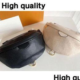 Bolsos Bolsos de cintura Millonario Riñonera de cuero genuino Riñoneras cruzadas Riñonera Riñonera Bolso con relieve Negro Famoso Suave Lujo Shoder Cros