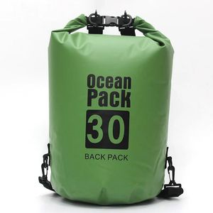 Tassen Waterdichte Emmer Tas OCEAN PACK Schouder Drifting Bag Outdoor Waterdichte Zakken Zwemmen Drijvende Zak Droogpakket Surfen 30L