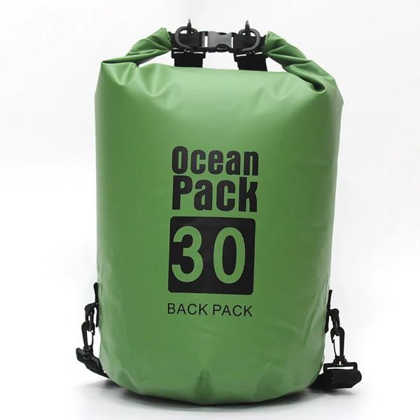 Sacs Sac seau étanche OCEAN PACK sac à bandoulière à la dérive sacs imperméables en plein air sac flottant de natation sac de séchage surf 30L