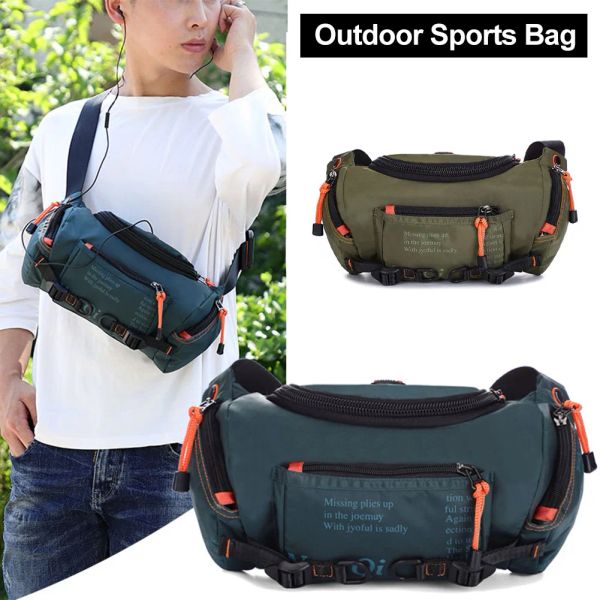 Bolsas impermeables para exteriores, Mochila táctica militar, riñonera, Mochilas Molle, pesca, Camping, senderismo, bolsa de pecho