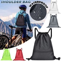 Sacs Sac de gym de sport imperméable Couleur unie à crampons unisex