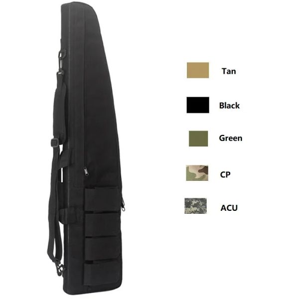 Sacs étanche tactique tactique robuste robuste de 120 cm de pistolet long pistolet aéritage de chasse militaire mousse de mousse de fusil de tireur d'élite de gamme