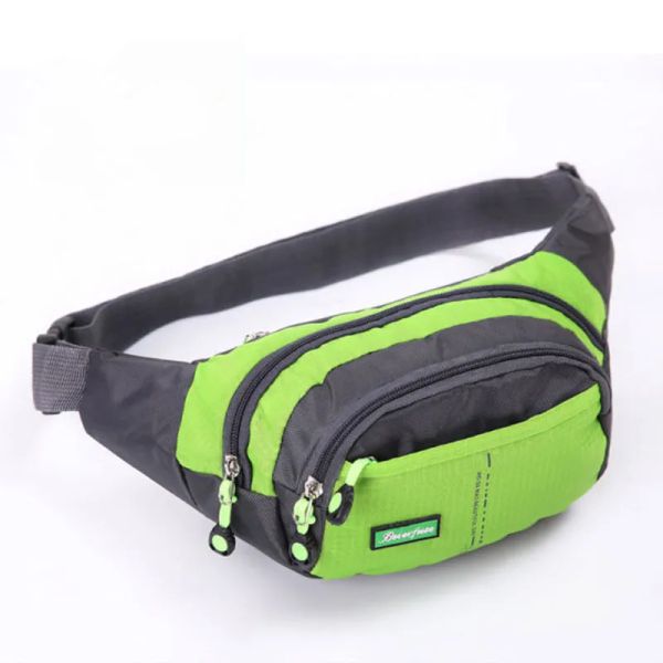 Bolsas de la cintura impermeable bolsas telefónicas paquete de cinturón para hombres bolsas de deportes al aire libre bolsas de deportes al aire libre múltiples bolsas de gimnasio