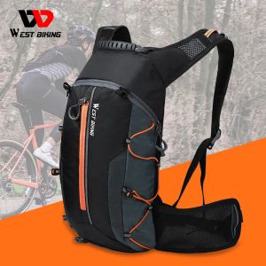 Sacs West Biking 10l Sac à dos cycliste respirant Sac à vélo pliant ultraliers