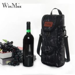 Sacs Winmax aluminium Foil Wine Champagne Champagne Bager pour hommes Cadeaux de sacs isolés de vin réutilisables