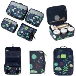 Sacs Femme Flower Travel Storage Pouchet Set Araphip Vêtements Chaussures Sous-vêtements Cosmetic Organizer Sac Varigne Tote Tote ACCESSOIRE LUGGAGE