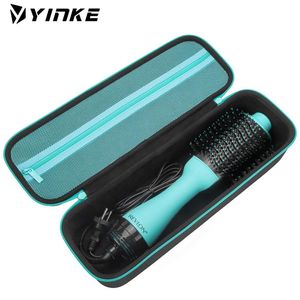 Sacs Yinke Hard Écouteur compatible avec Revlon OneStep Hair Dryer et volumizer Brush Hot Brush Sac de rangement Case de transport