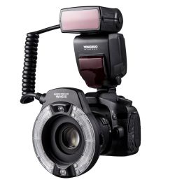 Tassen Yongnuo TTL 14Ex II LED RO Ring Flash Speedlite Light Yn14Ex II voor Canon EOS 1DX 5D3 6D 7D 70D 80D Camera's