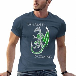Bahamut Is Coming V2 T-Shirt Sweat-shirts Sweat-shirt Chemisier T-shirts unis hommes M7dF #