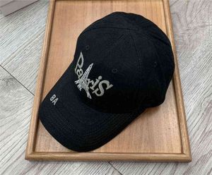 bai cheng Mens Designer Baseball Caps Chapeaux Casual Fitted Caps Fashion Paris Letters Womens Hat Solid Black Designer Bucket Hat