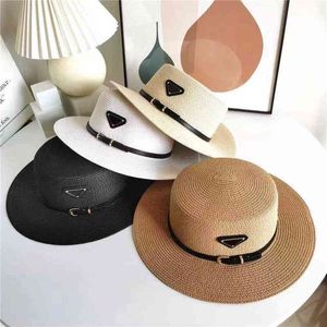 bai cheng Nouveau chapeau de paille de luxe pour hommes et femmes avec le même écran solaire de voyage boucle de ceinture chapeau de soleil écran solaire chapeau de parasol 14 modèles peuvent être sélectionnés