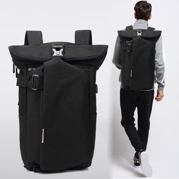 BAIBU 2018 hommes sacs à dos mode ordinateur portable sacs d'école nouveau voyage décontracté étanche USB sacs de charge sacs à dos hommes