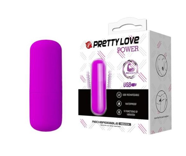 Baile 12 vitesses Mini vibrateurs Bullet Massage USB jouets sexuels rechargeables pour femme jouets pour adultes vibrant saut oeuf produits sexuels4856698