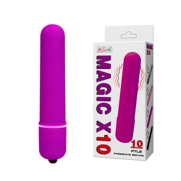 Baile Sex Toys for Women BI-014192 Vibrador de bala impermeable de 10 velocidades G-Spot Clitoris Silicona Vibra Adlut Sex Products Q4201