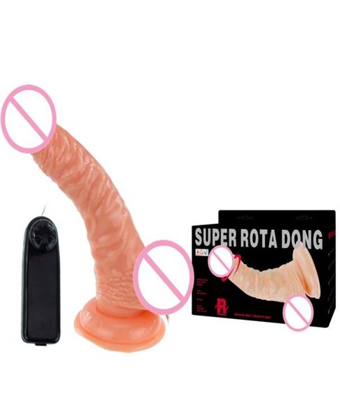 Baile vibraton consoladores realistas Pene flexible impermeable con eje texturizado y ventosa fuerte Juguete sexual para mujeres q17112431891473