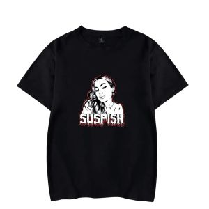 Bailey Sarian Suspish t-shirt surdimensionné femmes hommes mode d'été col rond manches courtes drôle t-shirt graphique t-shirts Streetwear