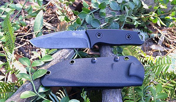 Bailian Z Brothers EDC cuchillo de hoja fija 9CR18MOV Z estilo hoja G10 mango Camping caza cuchillo táctico EDC funda Kydex