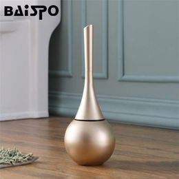 BAISPO-escobilla de baño, limpiador de Base de pie, herramienta para inodoro, WC, juego de accesorios de baño, artículos para el hogar 201214250G