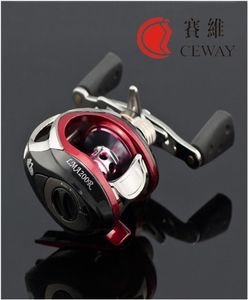 BAIT CASTING REEL 101BB SALATATRE À grande vitesse Low Profile Gear Boat Trolling Baitcasting Fishing Reel Eau frais gauche à droite 9469070