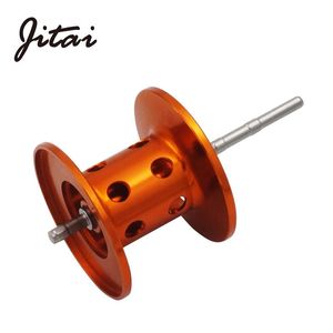 Carrete de pesca Baitcasting, carrete ligero de aluminio mecanizado CNC, carretes de repuesto Multicolor clásicos DIY magnéticos