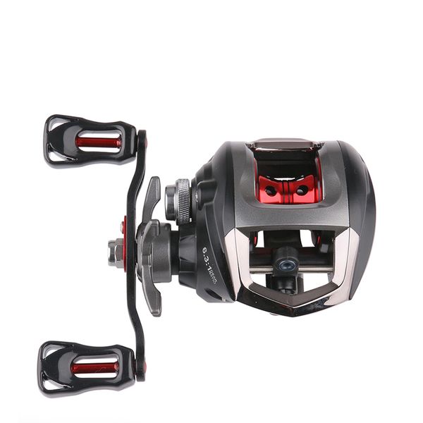 Moulinet Baitcasting puissance de traînée maximale 10KG Force de freinage moulinet de pêche bobine à Double poignée roue rotative