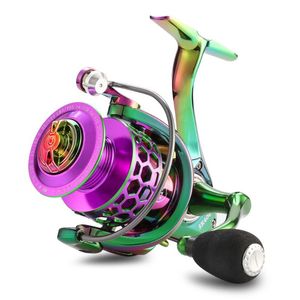 Baitcasting Rollen 10-15Kg Vissen Spinning Reel Lijn Roller 1000-4000 14 + 1 Bb Spool Karper wiel Zoutwater Accessoires Pesca Tool