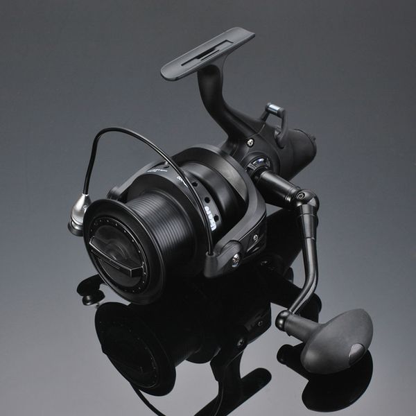 Baitcasting Reels 121 BB Spinning Reel avec avant et arrière Double Drag Carp Fishing Left Right Interchangeable for Saltwater Freshwater 230613