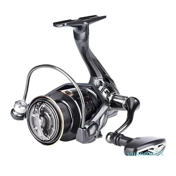 Moulinets de pêche Bakawa Moulinet de pêche 5.21 4.71 Rapport de vitesse Max Drag 15Kg Carpe 2000-7000 Tous les 33 bobines en acier inoxydable Rouet Pesca Dr Ottgn