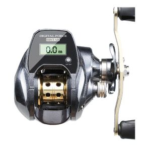 Carretes Baitcasting, pantalla electrónica Digital, medición de profundidad de agua de pesca, herramienta de contador de línea de perfil bajo de alta velocidad 221109