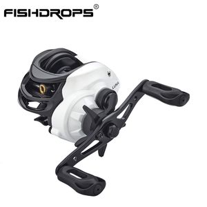 Baitcasting Reels Fishdrops Reel Casting Pêche Gauche Droite Système De Frein Magnétique Profil Bas Abordable 230613