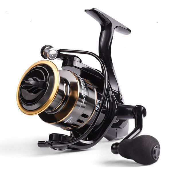 Baitcasting Moulinets Moulinet De Pêche HE 10007000 Série Max Drag 10 kg Métal Ligne Coupe D'eau Douce Longue Lancer Spinning Wheel 230606