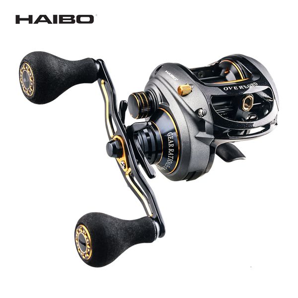 Moulinets Baitcasting Haibo surcharge Baitcasting moulinet de pêche 8BRB 5.4 1-7.1 1 Carretilha De Pesca tête de serpent longue coulée 230617