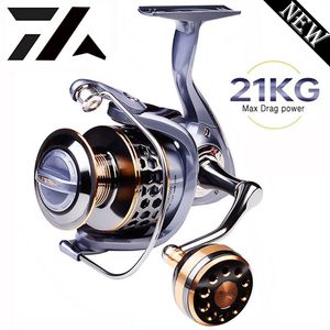 Baitcasting Reels Haute Qualité Max Drag 21KG Bobine Moulinet De Pêche Gear 5 2 1 Ratio Vitesse Spinning Casting Carpe Pour L'eau Salée 230520