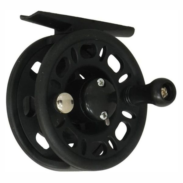 Moulinets Baitcasting moulinet de pêche sur glace avant Simple en plastique Durable main droite/gauche roue de radeau ronde ST60