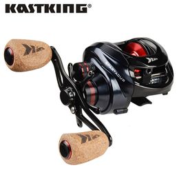 Baitcasting haspels kastking spartacus spartacus plus haspel dubbele remsysteem 8 kg max drag 11 1 bbs 6 3 1 hoge snelheid vissen 230520