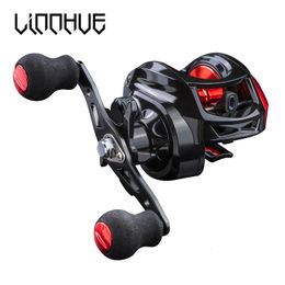 Baitcasting Reels LINNHUE Baitcasting Reel 6.37.2 1 8KG Max Drag Fishing Reel For Bass in ocean environment 48 Hours Reel Fishing Accessoires 230227