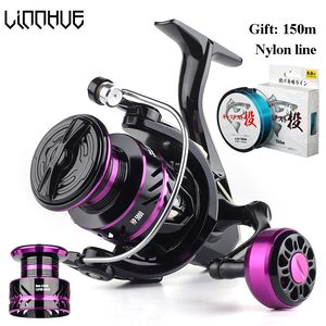 Baitcasting Moulinets LINNHUE Spinning HP500-7000 Métal EVA Grip Max Drag 10kg Accessoires De Pêche Équipement Pour Pesca 221025