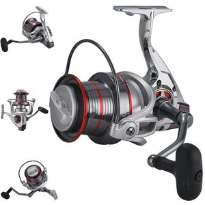 Moulinets Baitcasting LIZARD 9000/10000/12000, avec bobine entièrement en métal, pour pêche en grande mer, Jigging, à la traîne, Long S Casting, carpe