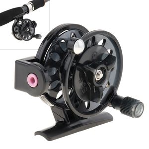 Moulinets Baitcasting Mini hiver moulinet de glace ultraléger 50mm 55mm 60mm main mouche ligne roue carpe bobine Pesca marchandises attirail 230824