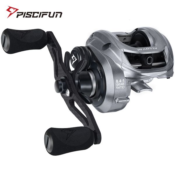 Moulinets Baitcasting Piscifun Alliage M Métal Baitcasting Reel 10KG 22LB Max Drag avec roulements à haute basse vitesse Shield Moulinet de pêche en eau salée forte 230209